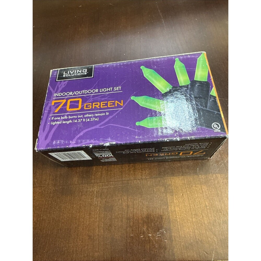 Living Solutions Indoor/Outdoor Light Set 70 Green